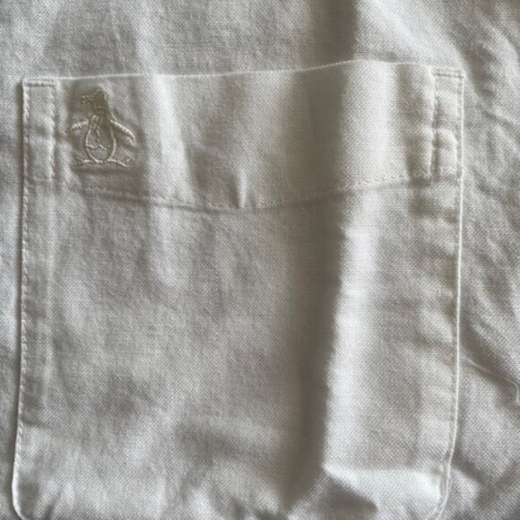 Penguin new 100% stretch cotton white shirt size XL - Picture 2 of 6